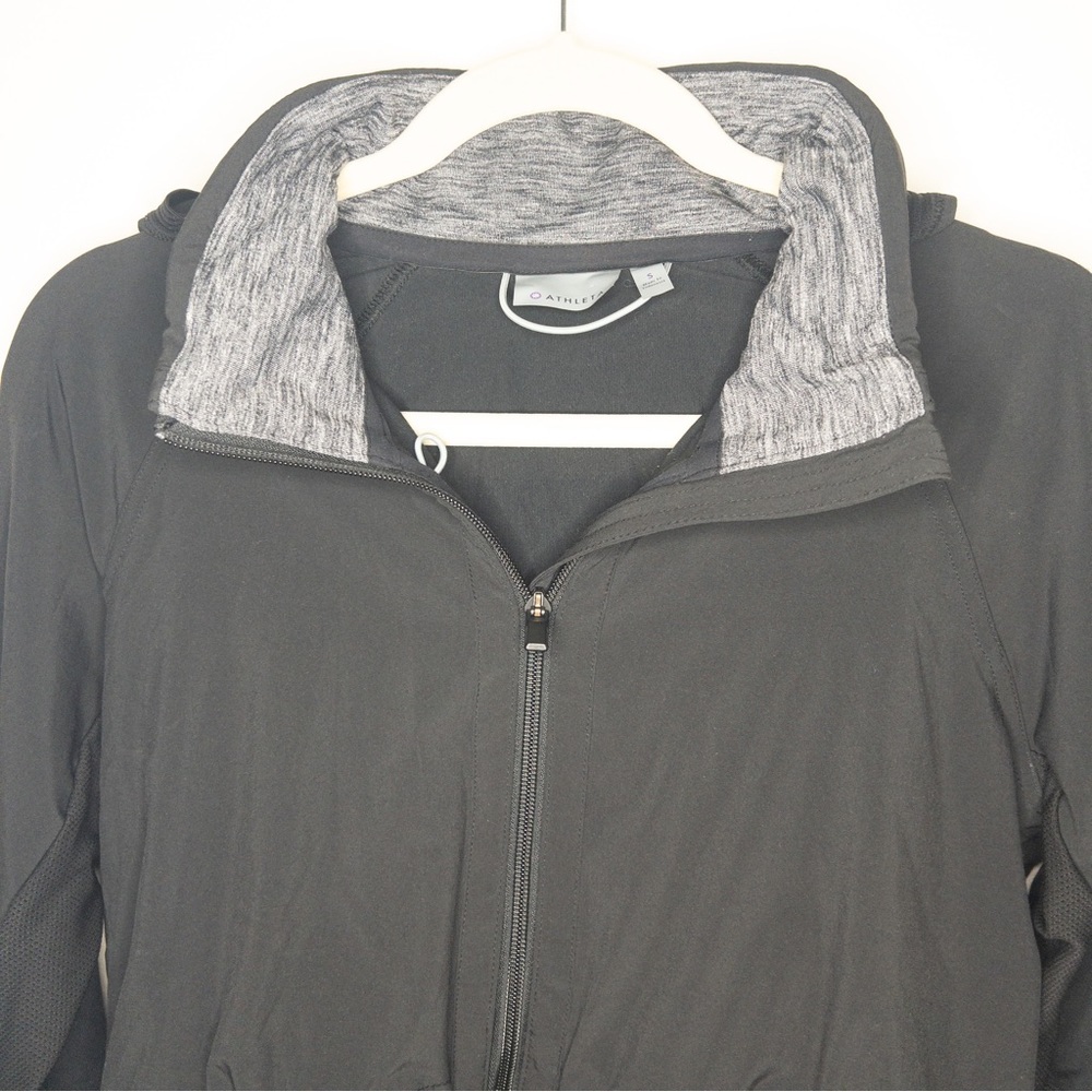 Athleta Quick Step Zip-Up Hoodie Reflective Light Jacket - Picture 3 of 5